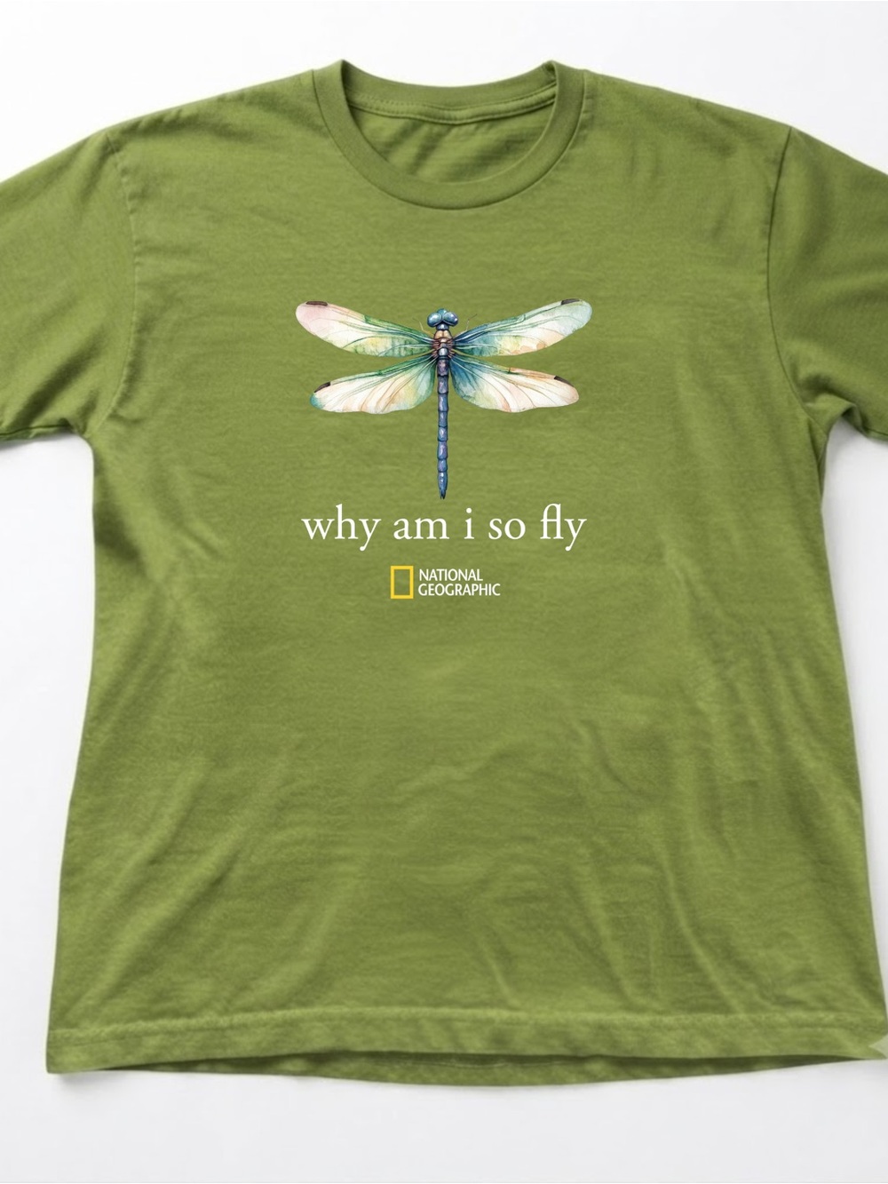 Funny Dragonfly Quote Graphic Gildan T-Shirt Nature Insect Top